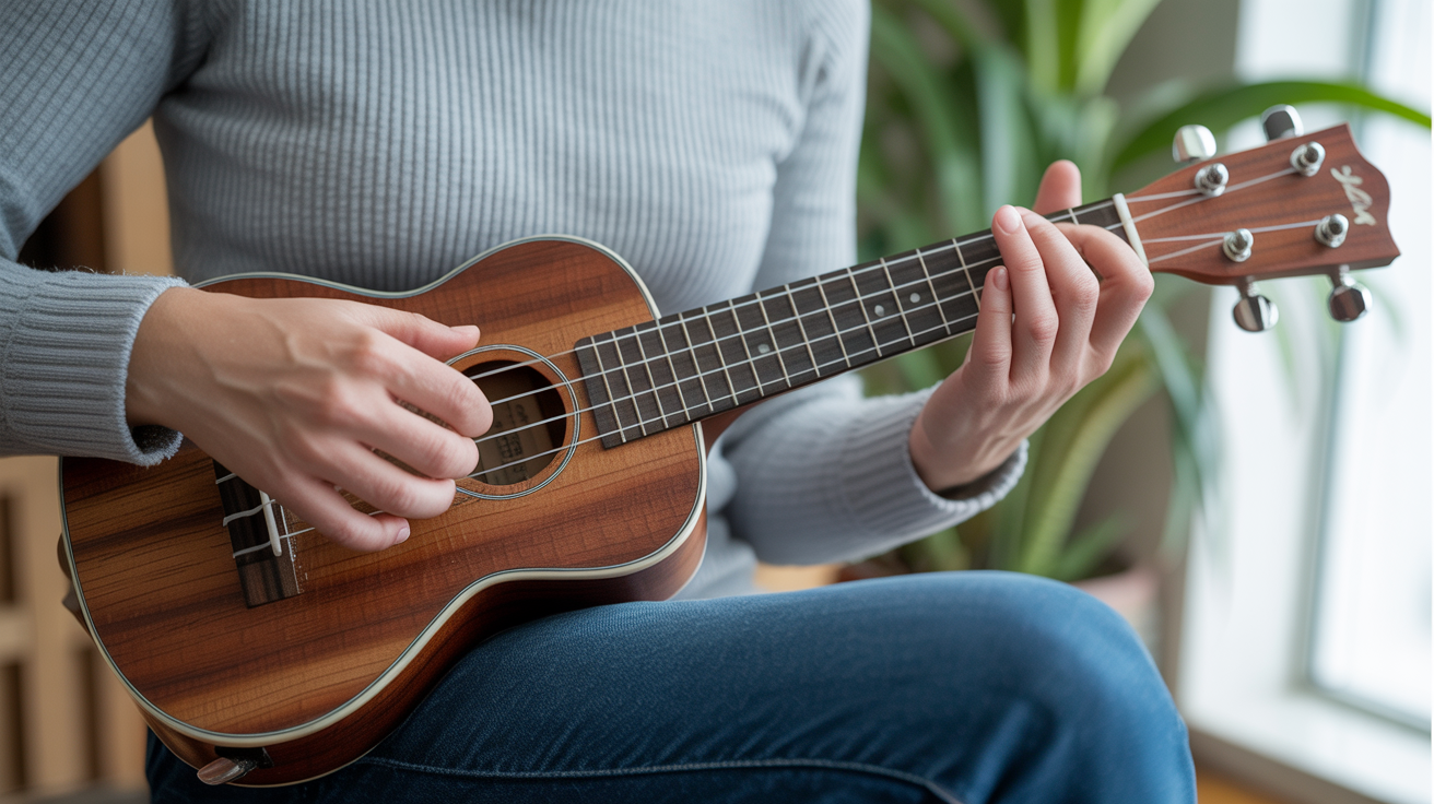 How to Play a Minor Chord on Ukulele: Am, Em, and Dm